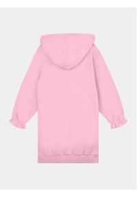 Billieblush Sukienka dzianinowa U12866 Różowy Regular Fit. Kolor: różowy. Materiał: bawełna