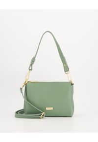 Venezia - Zielona torebka crossbody M040LEGRTOR114. Kolor: zielony. Materiał: skórzane