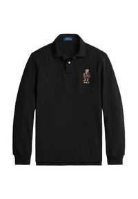 Polo Ralph Lauren Polo 710981793002 Czarny Classic Fit. Typ kołnierza: polo. Kolor: czarny. Materiał: bawełna