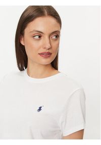 Polo Ralph Lauren T-Shirt 211898698005 Biały Regular Fit. Typ kołnierza: polo. Kolor: biały. Materiał: bawełna #4