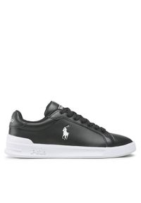 Polo Ralph Lauren Sneakersy Hrt Ct II 809845109009 Czarny. Kolor: czarny. Materiał: skóra