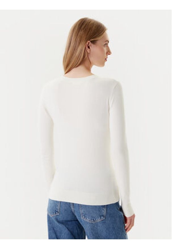 Guess Sweter W5YR23 Z2NQ2 Écru Regular Fit. Materiał: wiskoza