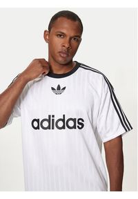 Adidas - adidas T-Shirt adicolor IM9459 Biały Loose Fit. Kolor: biały. Materiał: syntetyk #5