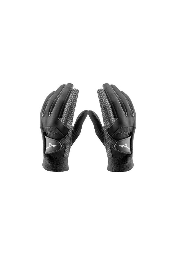 Męska rękawice golf Mizuno Thermagrip czarny. Kolor: czarny. Sport: golf