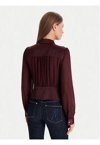 Morgan Koszula 232-CLOCLO Bordowy Regular Fit. Kolor: czerwony. Materiał: syntetyk #5