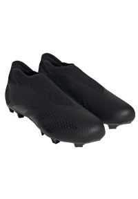 Adidas - Buty piłkarskie adidas Predator Accuracy.3 Ll Fg M GW4598 czarne czarne. Kolor: czarny. Materiał: guma, syntetyk. Sport: piłka nożna #2