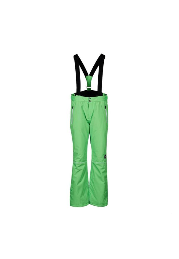 PEAK MOUNTAIN - Spodnie narciarskie Peak Mountain Clusaz. Kolor: zielony. Sezon: zima. Sport: narciarstwo