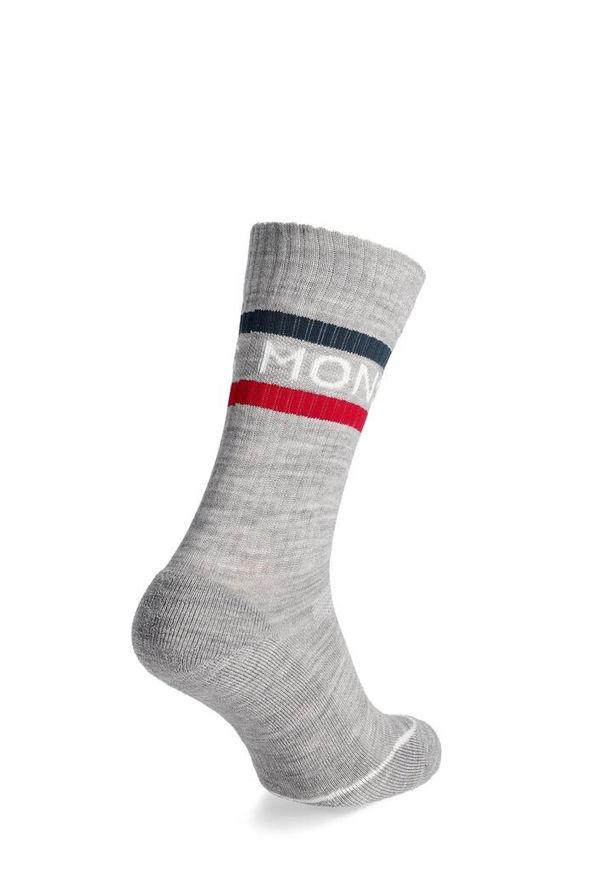MONS ROYALE - Skarpety turystyczne Mons Royale Signature Crew Sock. Kolor: szary. Sport: turystyka piesza
