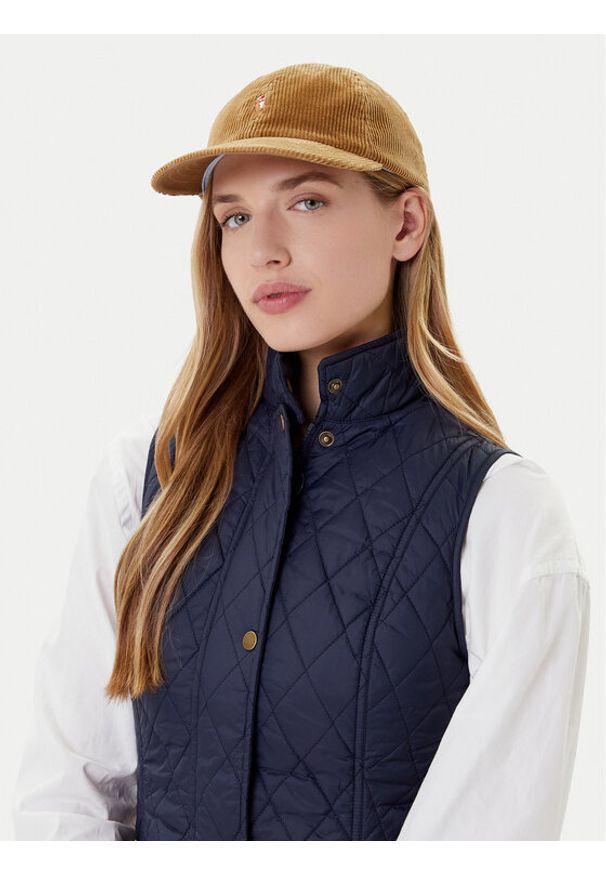 Polo Ralph Lauren Czapka z daszkiem 211A90413003 Brązowy. Kolor: brązowy. Materiał: materiał, bawełna