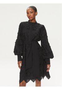 Bruuns Bazaar Sukienka koktajlowa Chanella BBW3894 Czarny Regular Fit. Kolor: czarny. Materiał: bawełna. Styl: wizytowy