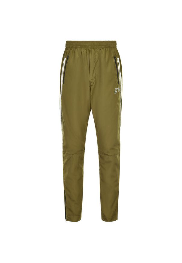 NewLine - Spodnie Newline men's track. Kolor: brązowy. Materiał: dresówka