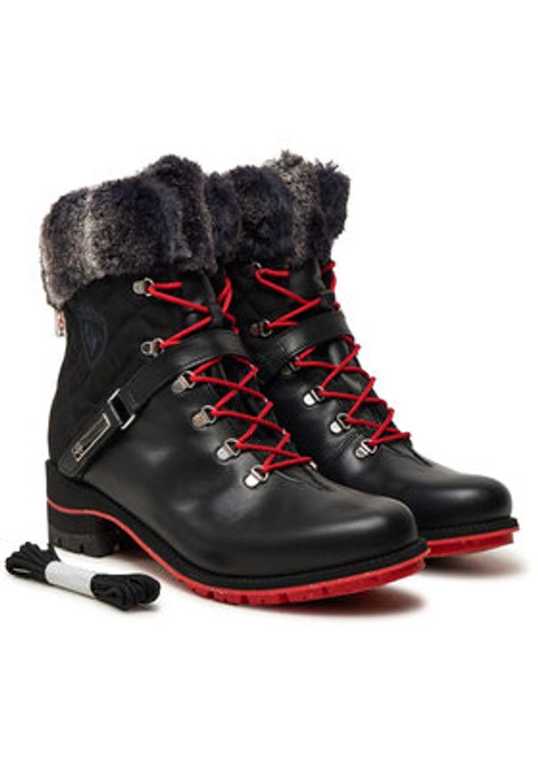 Rossignol Trzewiki 1907 Megeve 2.0 RNMW480 Czarny. Kolor: czarny. Materiał: skóra