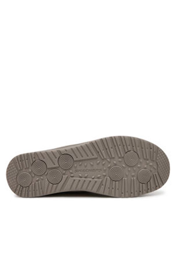 skechers - Skechers Mokasyny Melson-Coronado 210959/TPE Beżowy. Kolor: beżowy. Materiał: materiał
