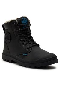Palladium Trapery Pampa Sport Cuff WPS 72992-001-M Czarny. Kolor: czarny. Materiał: skóra. Styl: sportowy #6