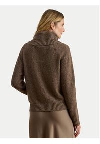 Lauren Ralph Lauren - LAUREN RALPH LAUREN Golf 200979663002 Brązowy Relaxed Fit. Typ kołnierza: golf. Kolor: brązowy. Materiał: wełna, syntetyk #4