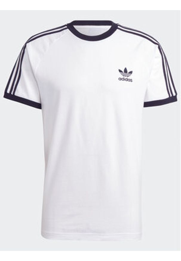 Adidas - adidas T-Shirt Adicolor Classics 3-Stripes T-Shirt IA4846 Biały Slim Fit. Kolor: biały. Materiał: bawełna