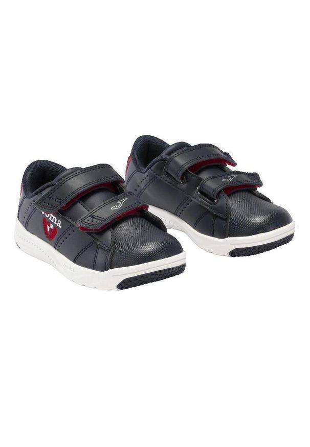 Buty do chodzenia dla dzieci Joma W.play. Okazja: na co dzień. Kolor: czerwony, wielokolorowy, niebieski. Materiał: materiał, skóra. Sport: turystyka piesza
