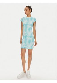 Hugo Sukienka codzienna Nabilla 50514079 Niebieski Slim Fit. Okazja: na co dzień. Kolor: niebieski. Materiał: bawełna. Typ sukienki: proste. Styl: casual #3