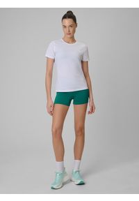 4f - 4F Koszulka treningowa regular szybkoschnąca damska - biała XXL. Kolor: biały. Sport: fitness #2