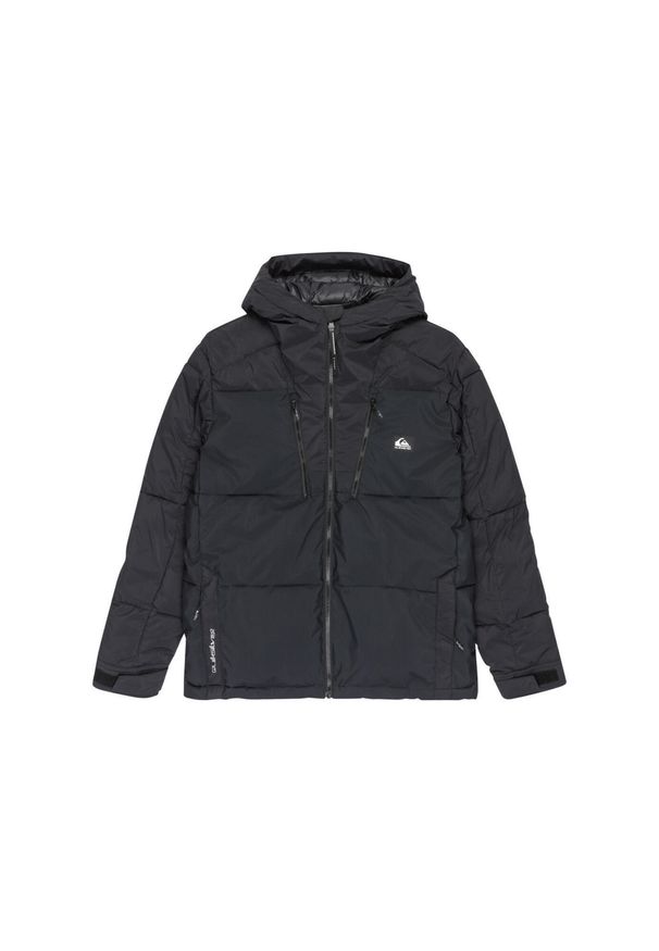 Quiksilver - Kurtka ocieplająca dla Mężczyzn SCALY Czarny. Okazja: na co dzień. Kolor: brązowy, zielony, wielokolorowy. Materiał: tkanina, nylon. Styl: casual