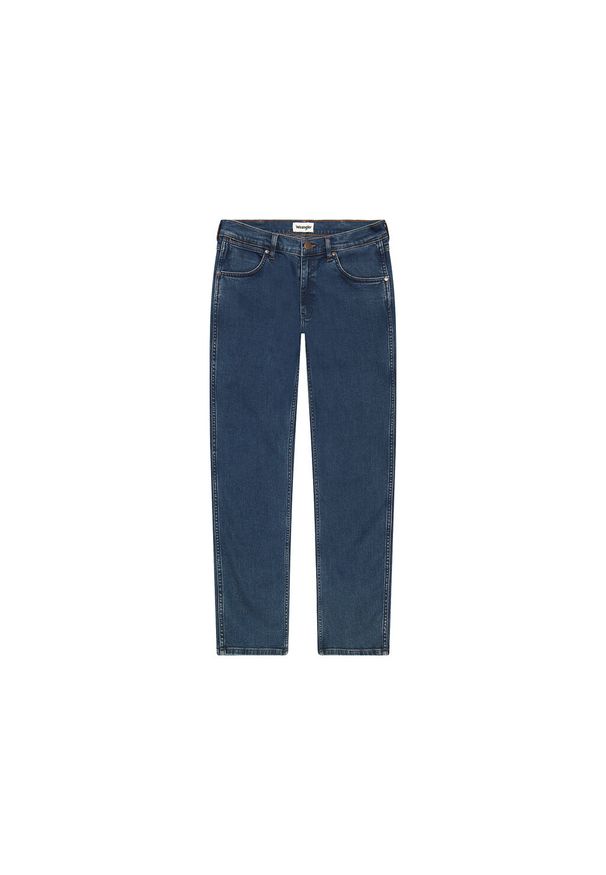Wrangler - WRANGLER MĘSKIE SPODNIE JEANSOWE GREENSBORO BLUE GREY 112355018 W15Q017416