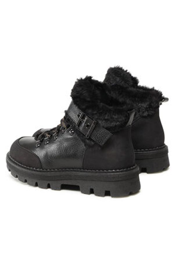 Pinko Trapery Ortica Tronchetto AI 22-23 BLKS1 1H2131 A07H Czarny. Kolor: czarny. Materiał: skóra