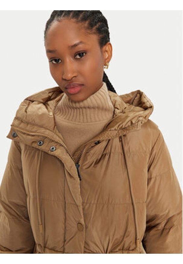 Weekend Max Mara Kurtka puchowa Dolly 2425496052 Beżowy Relaxed Fit. Kolor: beżowy. Materiał: syntetyk