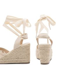 DeeZee Espadryle WSS-100722-01 Beżowy. Kolor: beżowy. Materiał: materiał #4