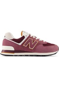 Buty unisex New Balance U574MO2 – czerwone. Okazja: na co dzień. Kolor: czerwony. Materiał: zamsz, materiał, guma, skóra, syntetyk. Szerokość cholewki: normalna. Model: New Balance 574