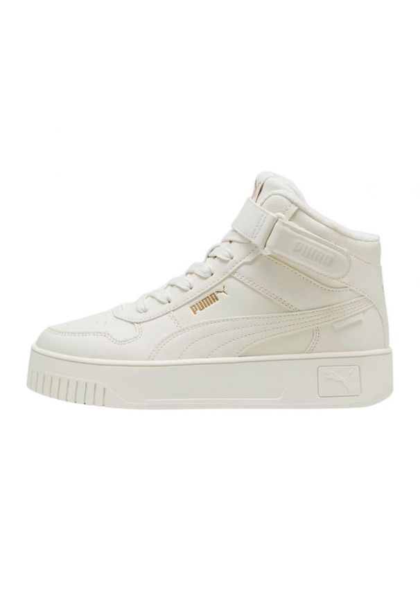 Puma - Kobiety/Panie Carina Street Mid Cut Trainers. Kolor: biały. Sport: turystyka piesza