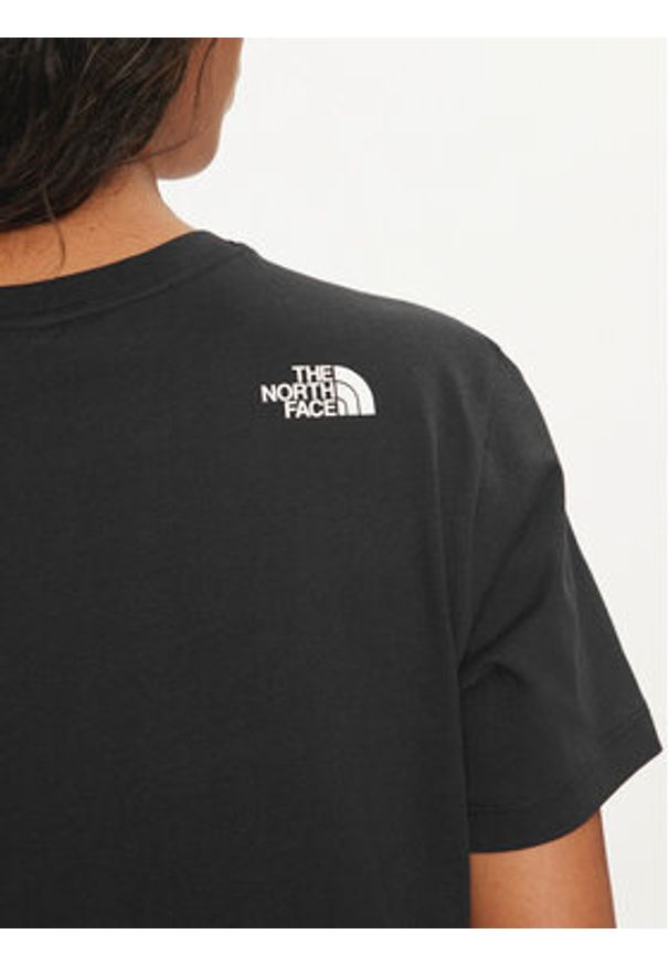 The North Face T-Shirt NF0A87FJ Czarny Regular Fit. Kolor: czarny. Materiał: bawełna