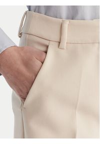 Weekend Max Mara Spodnie materiałowe Rana 2615131021 Écru Slim Fit. Kolor: kremowy. Materiał: syntetyk #5