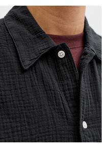 Jack & Jones Koszula Nantucket Double 12291812 Czarny Regular Fit. Kolor: czarny. Materiał: bawełna #4