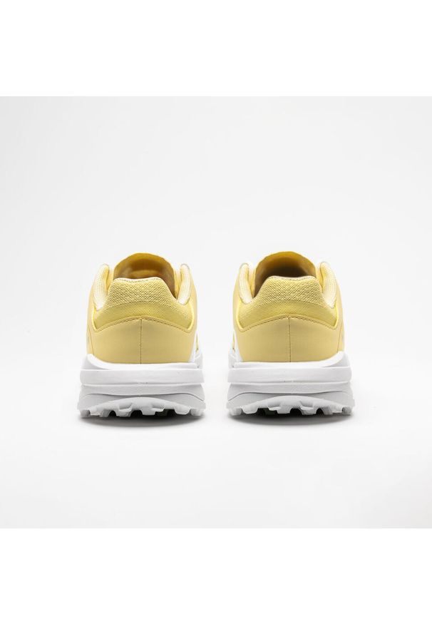 INESIS - Buty do golfa damskie Inesis WW500 oddychające. Kolor: biały, zielony, żółty, wielokolorowy. Materiał: mesh, materiał, kauczuk. Szerokość cholewki: normalna. Sport: golf