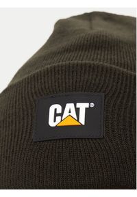 CAT Footwear Czapka Label Cuff 1090026 Brązowy. Kolor: brązowy. Materiał: akryl, materiał