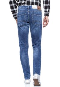 Mustang - SPODNIE MĘSKIE MUSTANG Oregon Tapered K DENIM BLUE 1006064 5000 313. Stan: obniżony. Wzór: nadruk. Styl: klasyczny #3