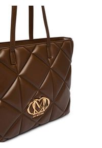 Love Moschino - LOVE MOSCHINO Torebka JC4120PP1PLC0300 Brązowy. Kolor: brązowy. Materiał: skórzane #6