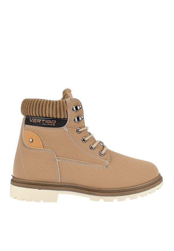 Aulp - Buty turystyczne męskie AULP CASTRO trekkingowe oddychające stabilne. Kolor: beżowy. Szerokość cholewki: normalna. Sport: turystyka piesza