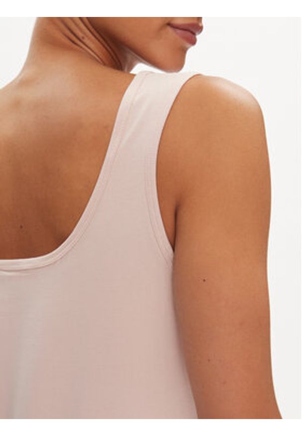 Calvin Klein Jeans Sukienka letnia Monologo J20J223702 Różowy Loose Fit. Kolor: różowy. Materiał: bawełna. Sezon: lato