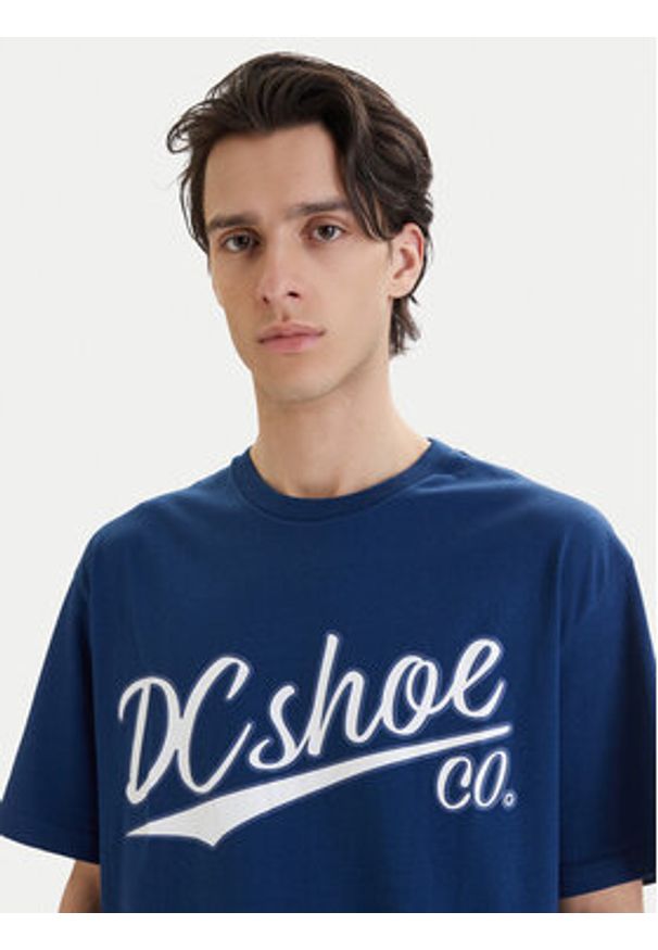 DC Shoes T-Shirt Substitute EDYZT04373 Granatowy Regular Fit. Kolor: niebieski. Materiał: bawełna