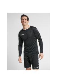 Hummel koszulka męska z długim rękawem hml Authentic Poly Jersey. Kolor: biały, wielokolorowy, czarny. Materiał: jersey. Długość rękawa: długi rękaw. Długość: długie