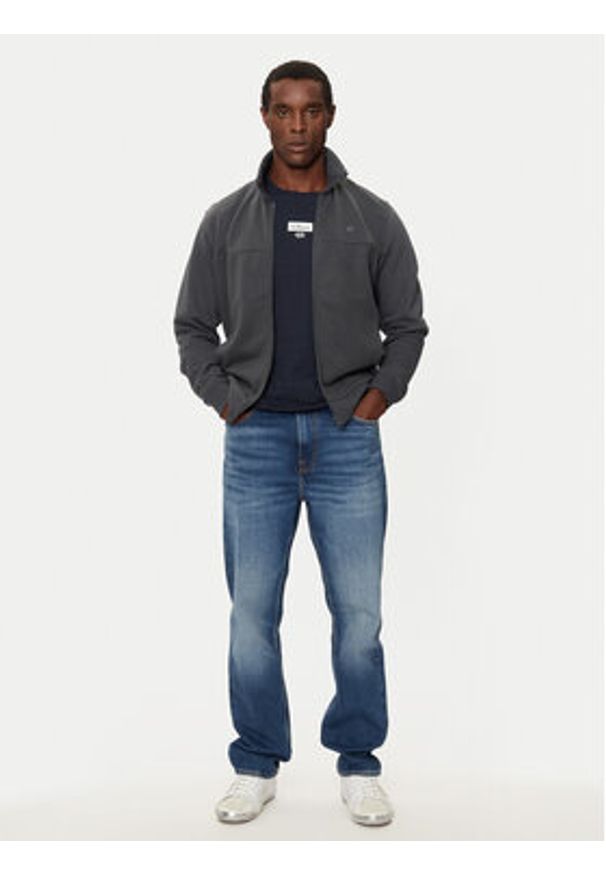 s.Oliver Longsleeve 2150055 Granatowy Regular Fit. Kolor: niebieski. Materiał: bawełna. Długość rękawa: długi rękaw
