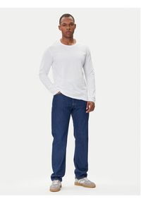 Jack & Jones - Jack&Jones Longsleeve Basic 12279538 Biały Regular Fit. Kolor: biały. Materiał: bawełna. Długość rękawa: długi rękaw #4