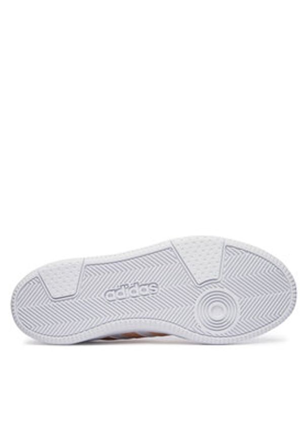 Adidas - adidas Sneakersy Hoops Classic KI1038 Biały. Kolor: biały. Materiał: skóra