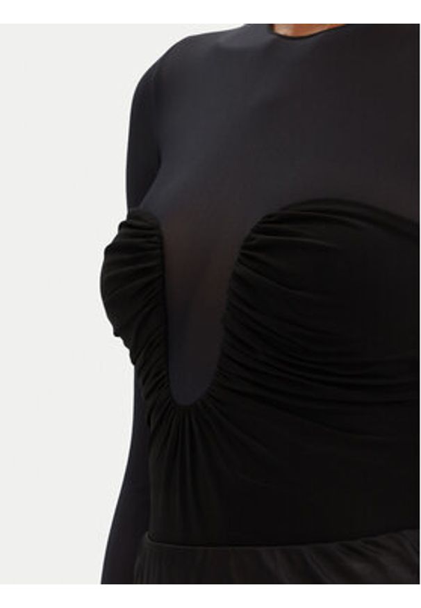 Pinko - PINKO Body Beccaccia 104998 A2GS Czarny Slim Fit. Kolor: czarny. Materiał: syntetyk