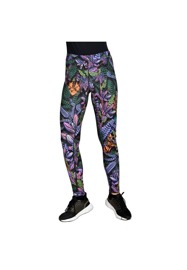 NESSI SPORTSWEAR - Legginsy ocieplane do biegania damskie Nessi Sportswear. Kolor: fioletowy