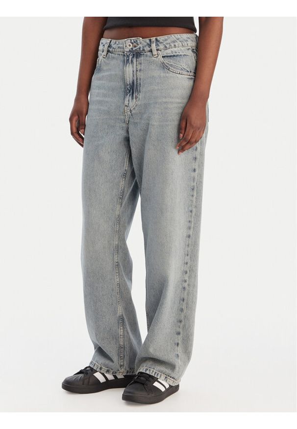 Hugo - HUGO Jeansy Leni_B 50557383 Niebieski Regular Fit. Kolor: niebieski