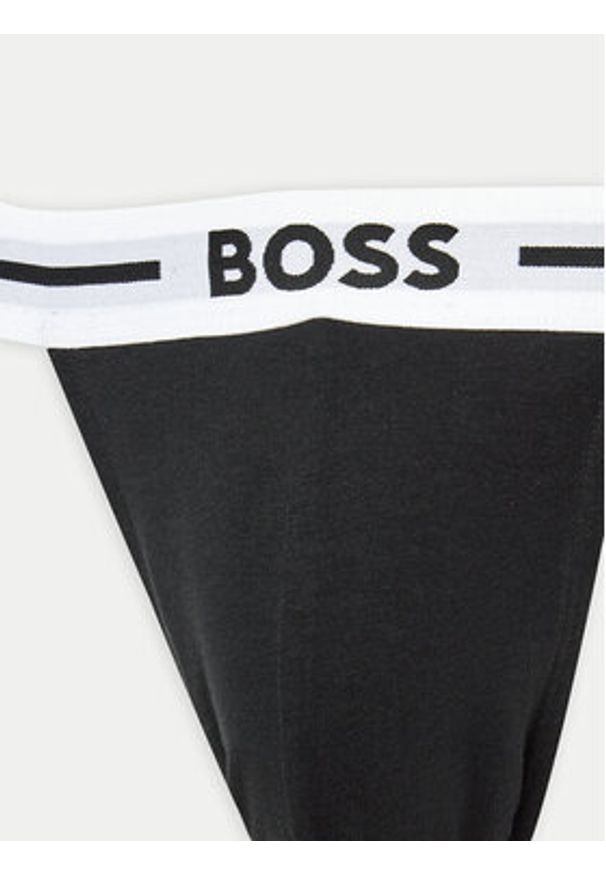 BOSS Komplet slipów Jock Strap 50517823 Czarny. Kolor: czarny. Materiał: bawełna