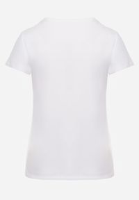 Renee - Biały T-shirt z Linii Basic Apoxis. Kolor: biały. Wzór: jednolity. Styl: elegancki #7