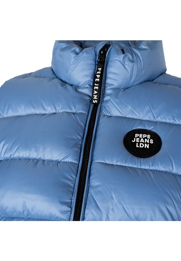 Pepe Jeans Bezrękawnik "Sita" | PL401992 | Sita | Kobieta | Niebieski. Kolor: niebieski. Materiał: poliester. Długość rękawa: bez rękawów. Wzór: aplikacja, nadruk